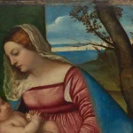 Nossa Senhora na obra Madonna and Child, por Titian (Tiziano Vecellio)