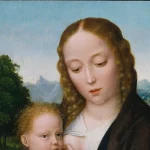 Nossa Senhora na obra Virgin and Child, por Gerard David