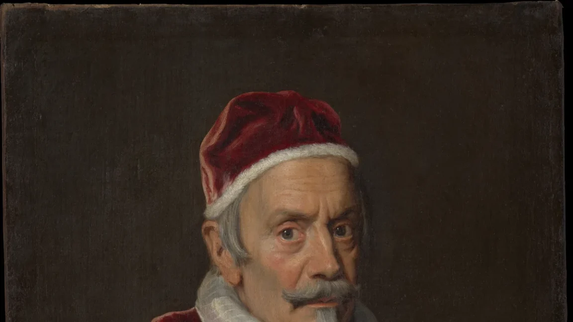 Nossa Senhora na obra Pope Clement X (1590–1676), por Giovanni Battista Gaulli (Il Baciccio)