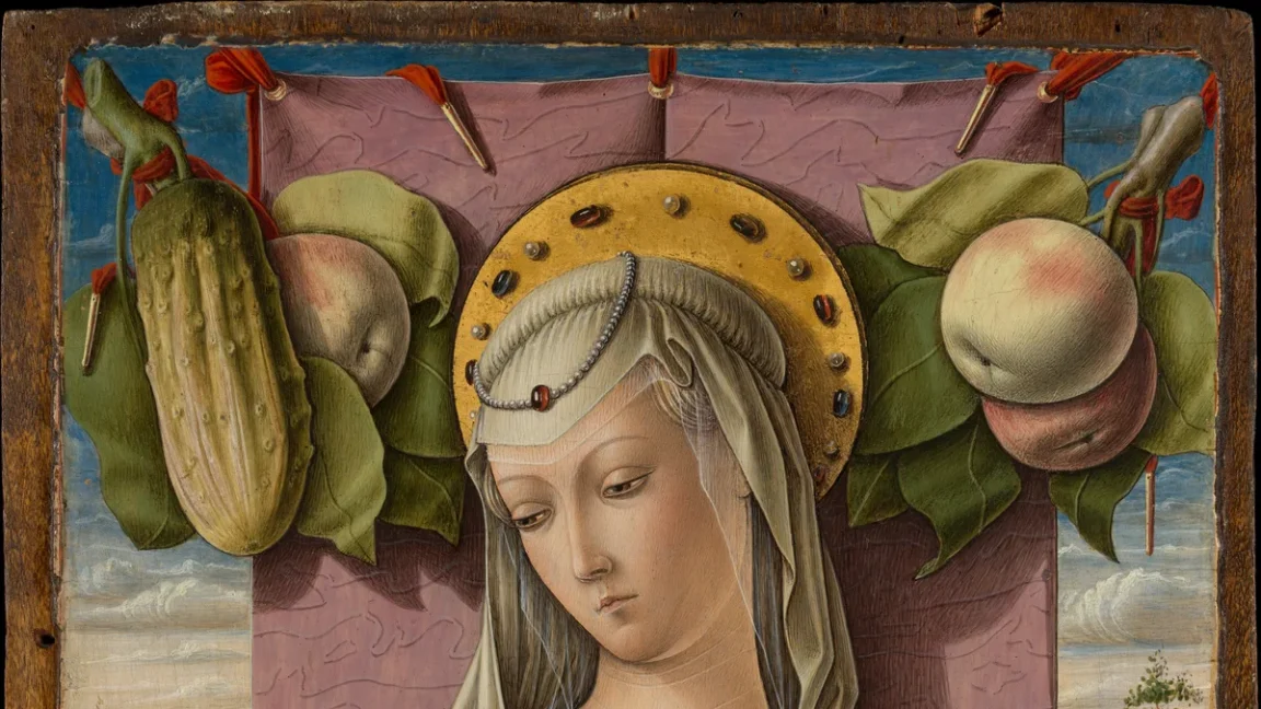 Nossa Senhora na obra Madonna and Child, por Carlo Crivelli