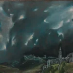 Nossa Senhora na obra View of Toledo, por El Greco (Domenikos Theotokopoulos)