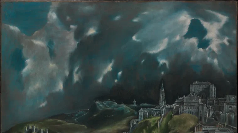 Nossa Senhora na obra View of Toledo, por El Greco (Domenikos Theotokopoulos)