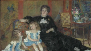 Nossa Senhora na obra Madame Georges Charpentier (Marguerite-Louise Lemonnier, 1848–1904) and Her Children, Georgette-Berthe (1872–1945) and Paul-Emile-Charles (1875–1895), por Auguste Renoir