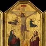 Nossa Senhora na obra The Crucifixion, por Paolo Uccello (Paolo di Dono)