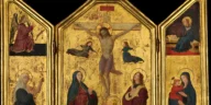 Nossa Senhora na obra The Crucifixion, por Paolo Uccello (Paolo di Dono)