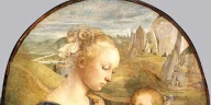 Nossa Senhora na obra Madonna and Child with Two Angels, por Botticelli