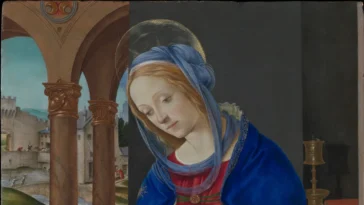 Nossa Senhora na obra Madonna and Child, por Filippino Lippi