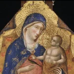 Nossa Senhora na obra Madonna and Child Enthroned, por Paolo Veneziano